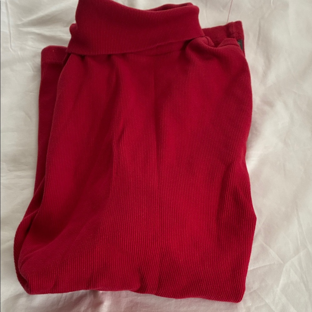 Eddie Bauer Vibrant Red Turtleneck